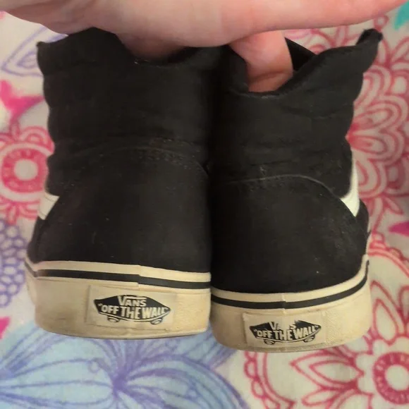 Vans Ladies Black and White High-Tops Womens Size 8.5 - Picture 10 of 10